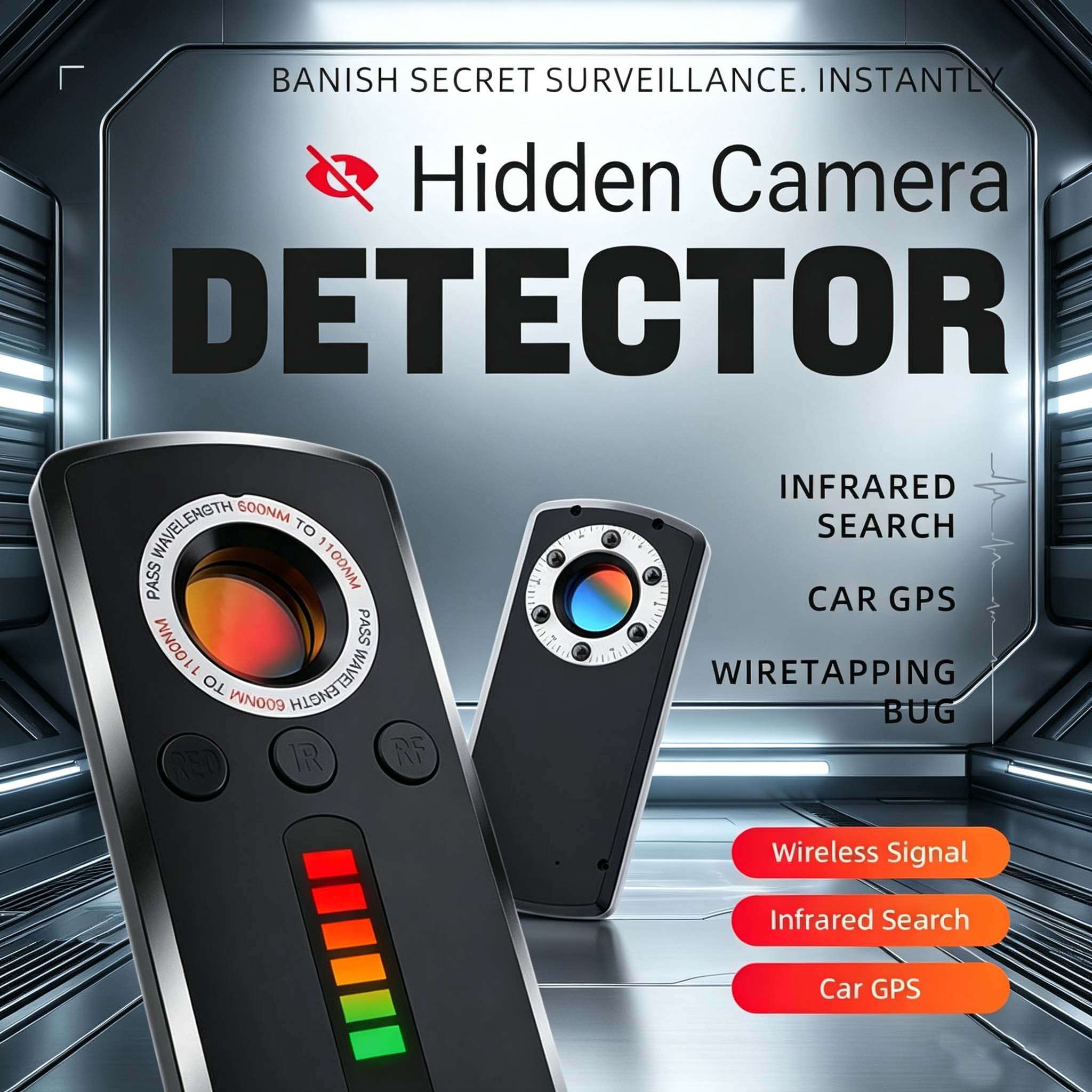 Office Hi Tech - Hidden Camera Detector Anti Spy Gadget