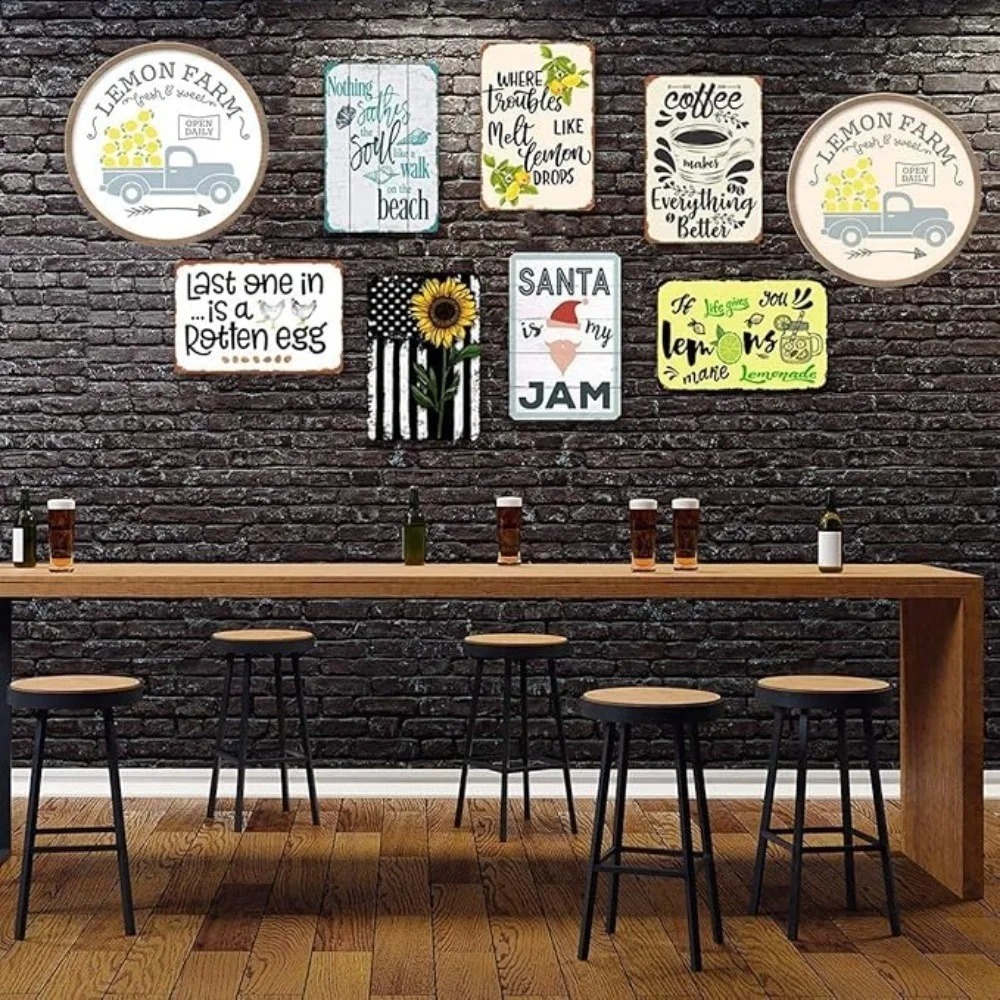 CIFBUY Retro Industrial 2D Fla - Tech Office Wall Art ulasan dan harga