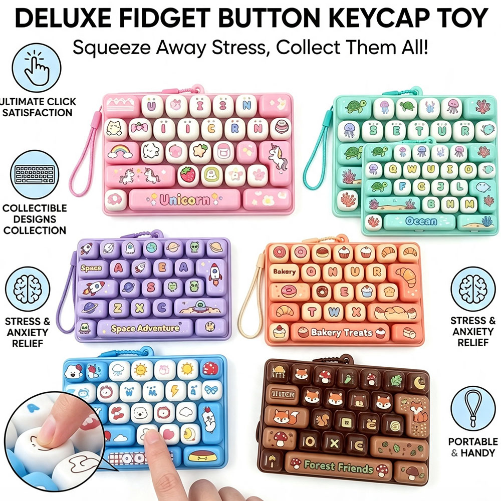 Mechanical Keyboard Keychain 2 - Office Tech Setup ulasan dan harga