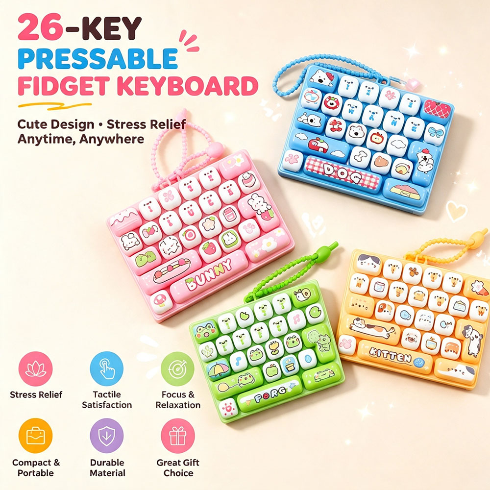 Mechanical Keyboard Keychain 2 - Office Tech Setup ulasan dan harga