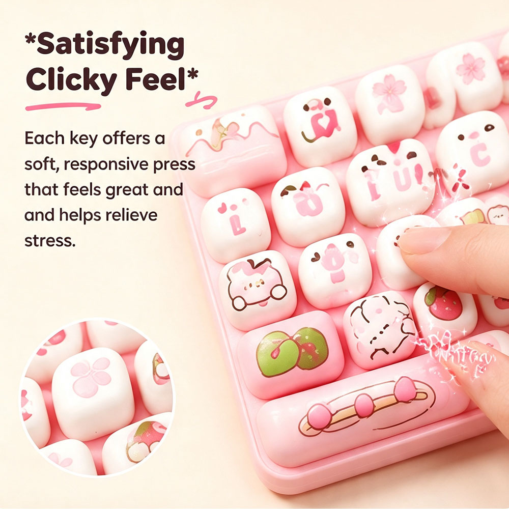 Mechanical Keyboard Keychain 2 - Office Tech Setup ulasan dan harga