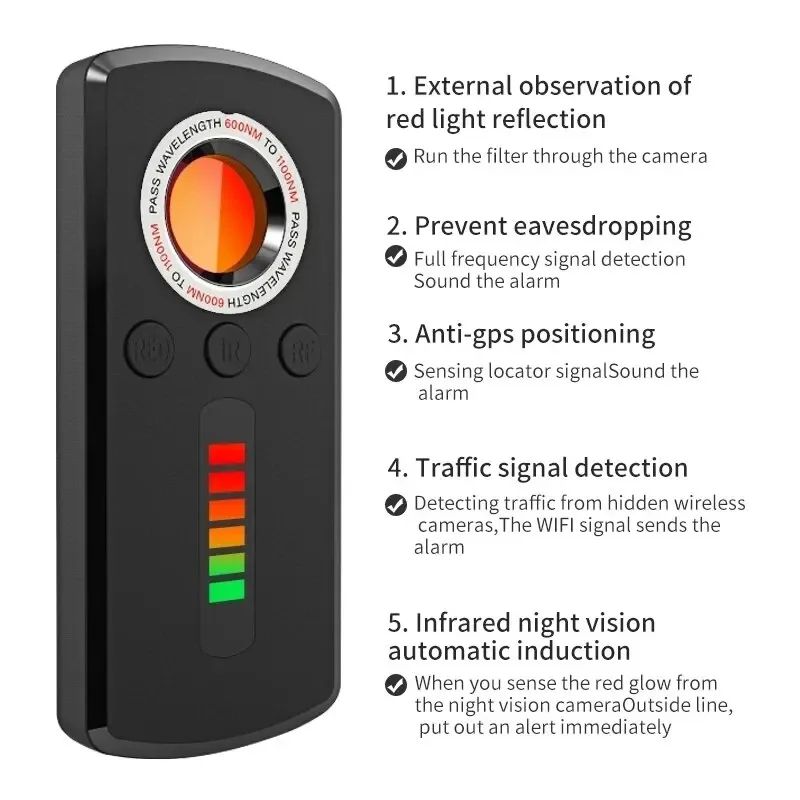 Hidden Camera Detector Anti Sp - Office Hi Tech ulasan dan harga