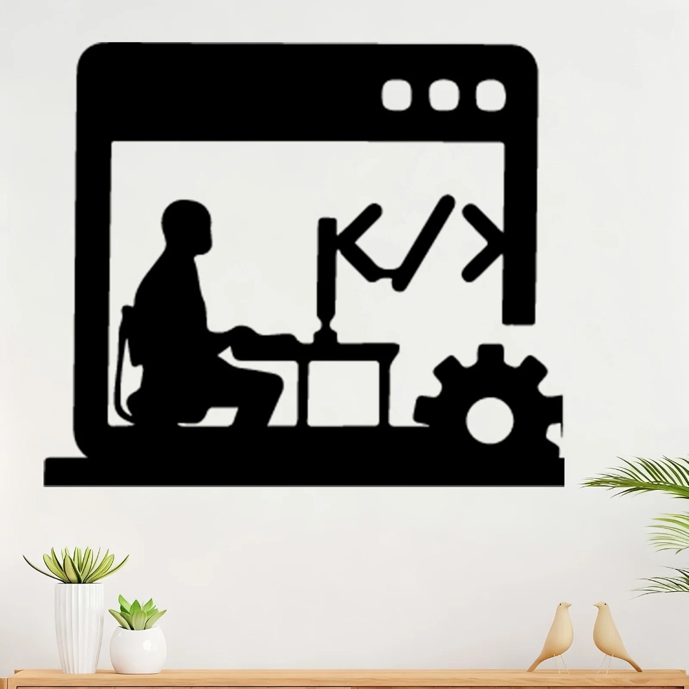 Modern Code Master Metal Wall  - Tech Office Wall Art ulasan dan harga