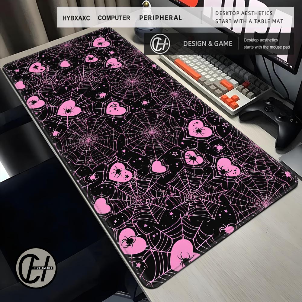 90x40 White or Pink Spiderweb  - Office Tech Setup ulasan dan harga