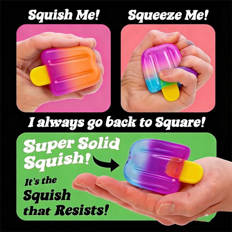1/3pcs Ice Cream Squishy Squee - Office Hi Tech ulasan dan harga