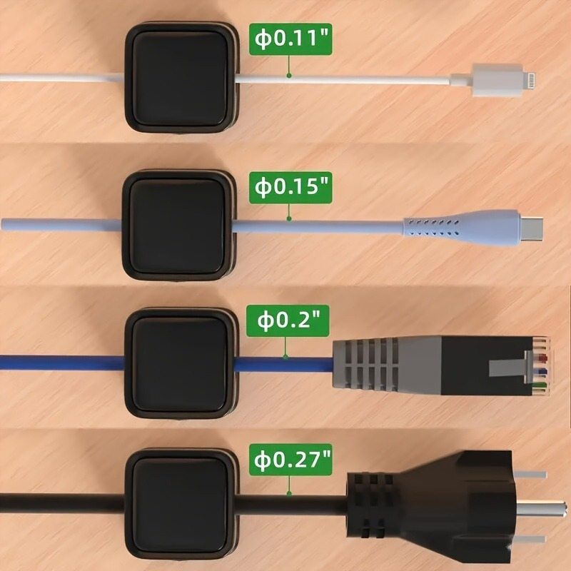 12-Pack Cable Management Clips - Office Tech Setup ulasan dan harga